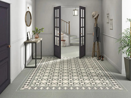 GARDEN GEO CORNER MATT - SIMPOLO-TILES- (  - TINY TILE MATT - 198x198 mm - 7.8inchX7.8inch )