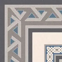 GARDEN LOOP CORNER MATT  - SIMPOLO-TILES- (  - TINY TILE MATT - 198x198 mm - 7.8inchX7.8inch )