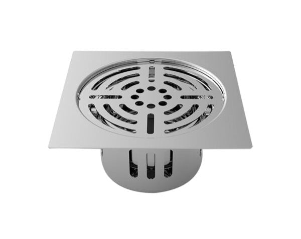 S.S DRAINER SQU(2 IN 1 GRATING) W/O.HOLE - VIKING -  ( CHR -  - 0x125 mm - 0inchX5inch )