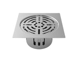 S.S DRAINER SQU(2 IN 1 GRATING) W/O.HOLE - VIKING -  ( CHR -  - 0x125 mm - 0inchX5inch )