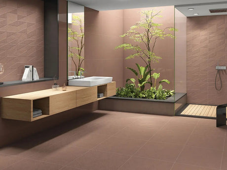 BRUNT BRICK GLOSSY - SIMPOLO-TILES -  (  - COURTYARD GLOSSY - 1198x598 mm - 48inchX24inch )
