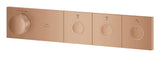 GROHTHERM AQUA TILES THERMOSTAT FOR CONCEALED INSTALLATION WITH 3 VALVES - GROHE - (BRUSHED WARM SUNSET - GROHE - 0x15 mm -  0inchX0.5inch)