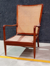 WOODEN JUTE MESH TEAK WOOD COMFORT CHAIR W/O CUSHION (ARM 559 MM) - FURNITURE - ( - BUENA CASA - 711x559x1016 mm - 28.44inchX22.36inchX40.64inch)