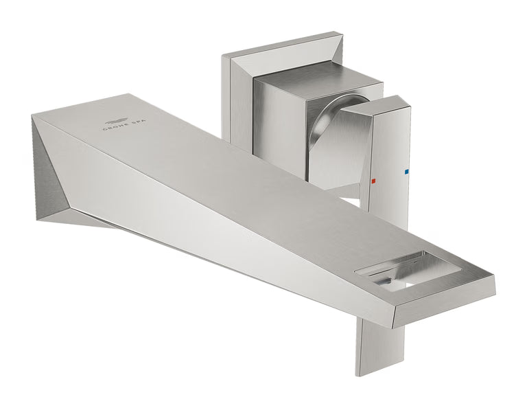 ALLURE BRILLIANT TWO-HOLE BASIN MIXER L-SIZE - GROHE -  ( SUPERSTEEL - G5 - ALLURE BRILLIANT - 0x15 mm - 0inchX0.5inch )