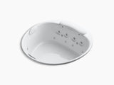 RIVERBATH TM ROUND 1678?MM DROP-IN HEATED WHIRLPOOL BATH WITH CHROMATHERAPY AND ADJUSTABLE JETS - KOHLER LUXURY -  ( WHITE - LUXURY - 1678x1678 mm - 67.12inchX67.12inch )