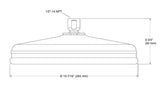 TRADITIONAL SINGLE FUNCTION ROUND RAIN SHOWERHEAD - KOHLER LUXURY -  ( CHROME - LUXURY - 0x250 mm - 0inchX10inch )