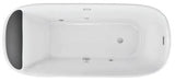 FREE STANDING OXYPOOL SYSTEM - ARTIZE WELLNESS -  ( WHITE - WHIRLPOOL - 1800x800 mm - 32inchX0inch )