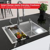 COLANDER VEGATABLE (560/610/780) - CARYSIL -  ( SS - ACCESSORIES - 0x0 mm - 0inchx0inch )