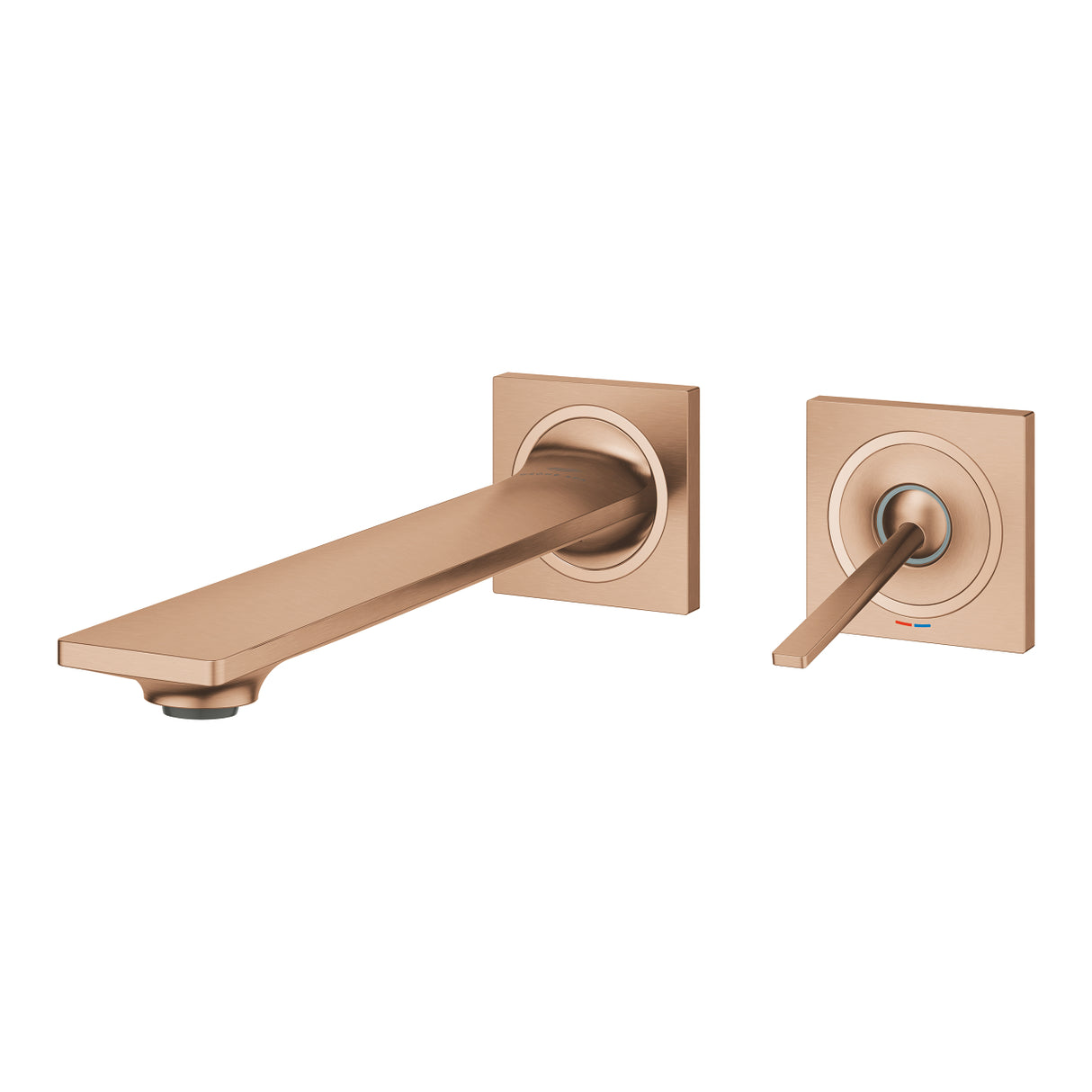 ALLURE 2-HOLE, 1-HANDLE WALL-MOUNT BASIN MIXER, M SIZE - GROHE - (BRUSHED WARM SUNSET - G5 - ALLURE - 0x15 mm -  0inchX0.5inch)