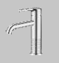 SS (304) SINGLE LEVER BASIN MIXER WITH BRAIDED PIPES & FOAM FLOW - AQUANT - (CHROME - ORCHID SERIES - 0x15 mm - 0inchX0.5inch)