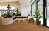 FOSSIL WOOD MAHOGANY - CREANZA -  (  - RUSTIC MATT - 1200x200 mm - 48inchX8inch )
