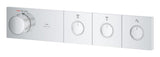 RSH AQUA THERMOSTAT TRIM 3 VALVES SMARTCONTROL - GROHE - (CHROME - GROHE - 0x15 mm -  0inchX0.5inch)