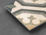 HOLY GARDENIA HL - DESIGNER TILES -  (  - 3RD FRD GLD & SILVR EDITN VITR.TILE - 300x300 mm - 12inchX12inch )