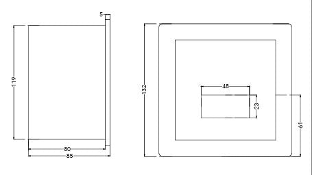 URINAL SENSOR FLUSHING ELECTRIC OPERATED - HINDWARE FAUCETS -  ( POLISHED CHROME - SENSIBLE RANGE-SENSOR FAUCETS - 0x0 mm - 0inchx0inch )