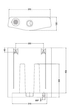 SLENDER PVC CISTERN - HINDWARE -  (  -  - 0x0 mm - 0inchX0inch )