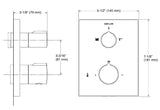 AUTO THERM REC BATH&SHWR TRIM - KOHLER PREMIUM -  ( ROSE GOLD - PREMIUM - 0x0 mm - 0inchX0inch )