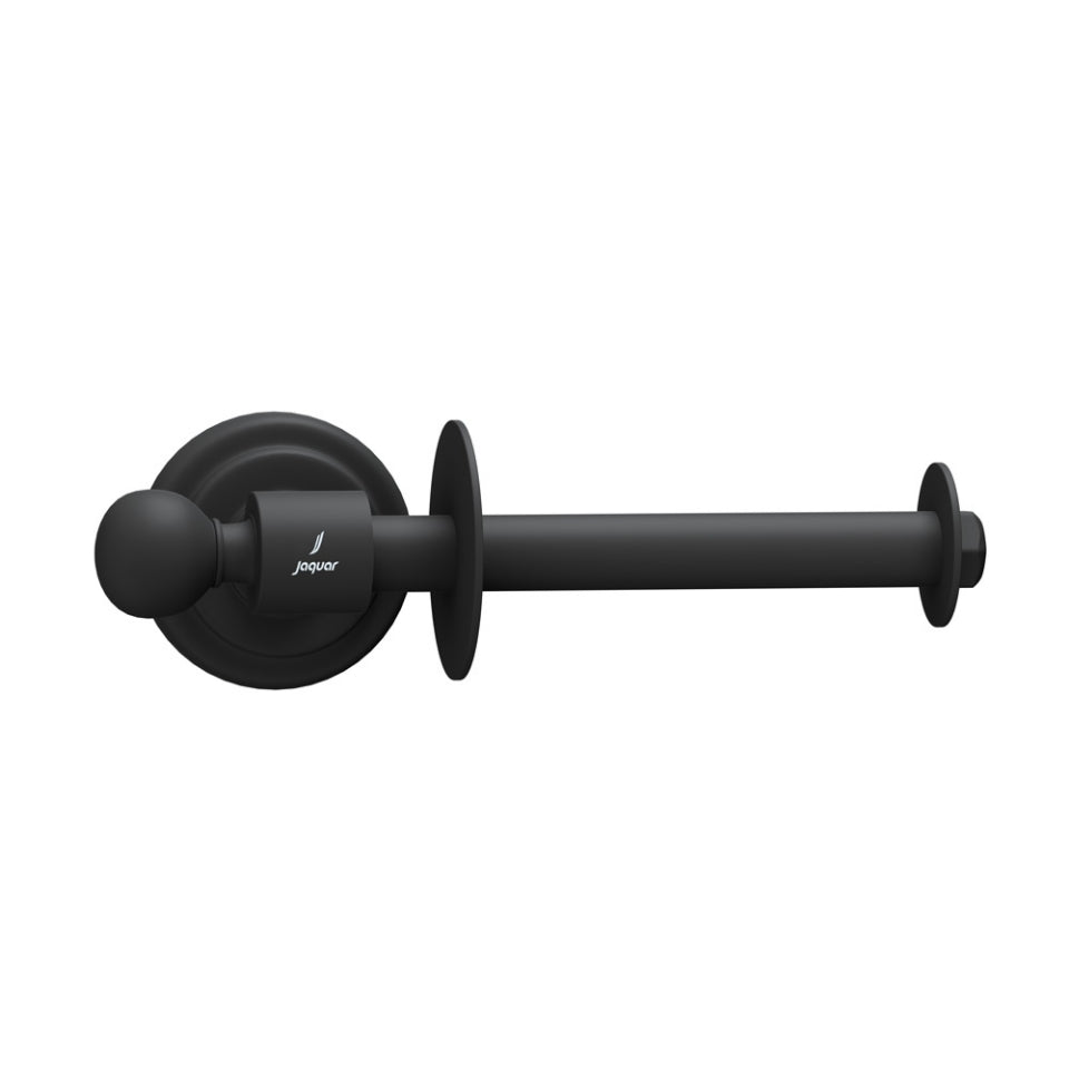 TOILET PAPER HOLDER - JAQUAR FAUCETS - ( BLACK MATT - QUEENS ACC. - 0x0 mm - 0inchX0inch )