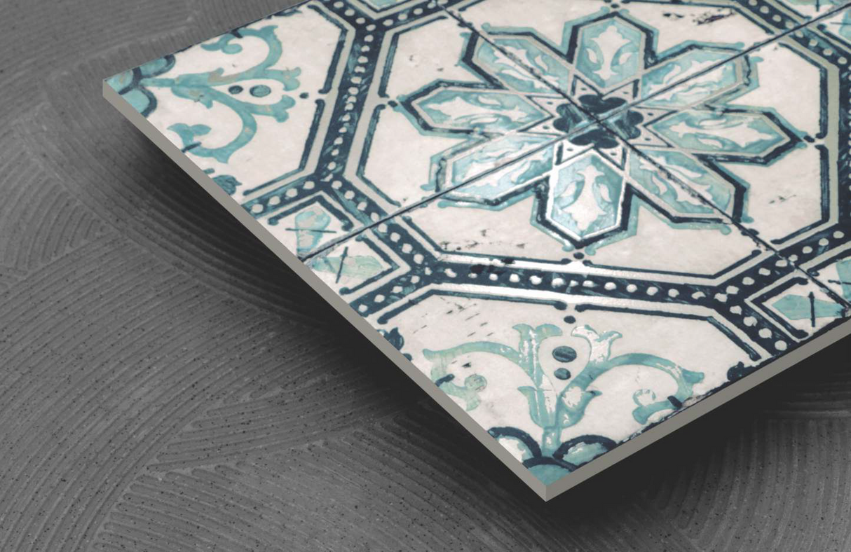 MURAL SILVER HL - DESIGNER TILES -  (  - 3RD FRD GLD & SILVR EDITN VITR.TILE - 300x300 mm - 12inchX12inch )