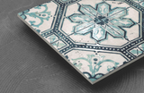 MURAL SILVER HL - DESIGNER TILES -  (  - 3RD FRD GLD & SILVR EDITN VITR.TILE - 300x300 mm - 12inchX12inch )