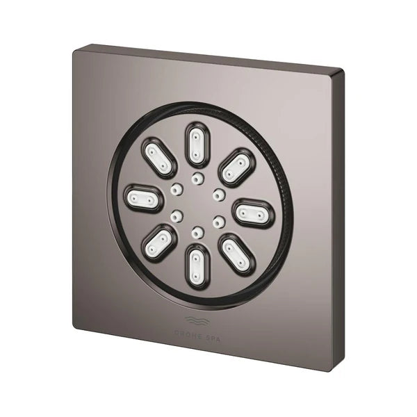 RAINSHOWER AQUA BODY SPRAY CUBE 2 SPRAY - GROHE -  ( HARD GRAPHITE - G5 - RAINSHOWER - 75x75 mm - 3inchX3inch )