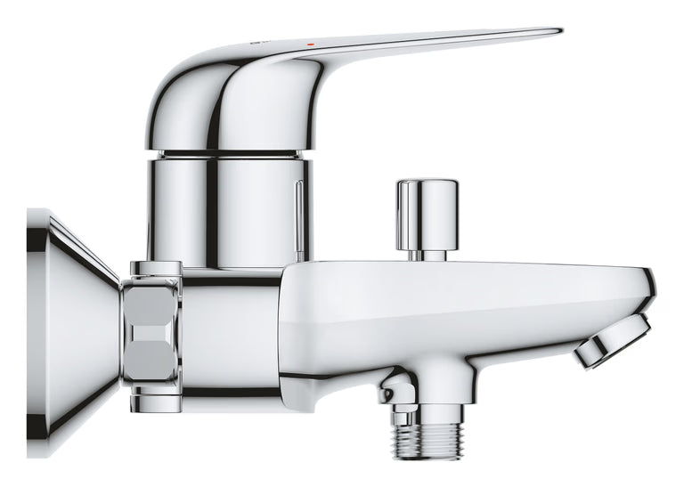 EUROECO WALL MOUNT EXPOSED SINGLE-LEVER BATH MIXER - GROHE G2 -  ( CHROME - G2 - EUROECO - 0x15 mm - 0inchX0.5inch )