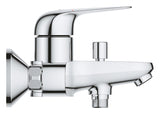 EUROECO WALL MOUNT EXPOSED SINGLE-LEVER BATH MIXER - GROHE G2 -  ( CHROME - G2 - EUROECO - 0x15 mm - 0inchX0.5inch )