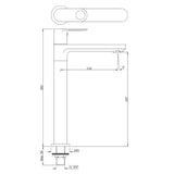 PILLAR COCK WITH 200MM EXTENSION BODY - JAQUAR FAUCETS -  ( BLACK CHROME - ORNAMIX PRIME - 0x15 mm - 0inchX0.5inch )