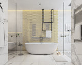 5012 WHITE & GOLD HL - CHINA TILES -  (  -  - 600x300 mm - 24inchX12inch )