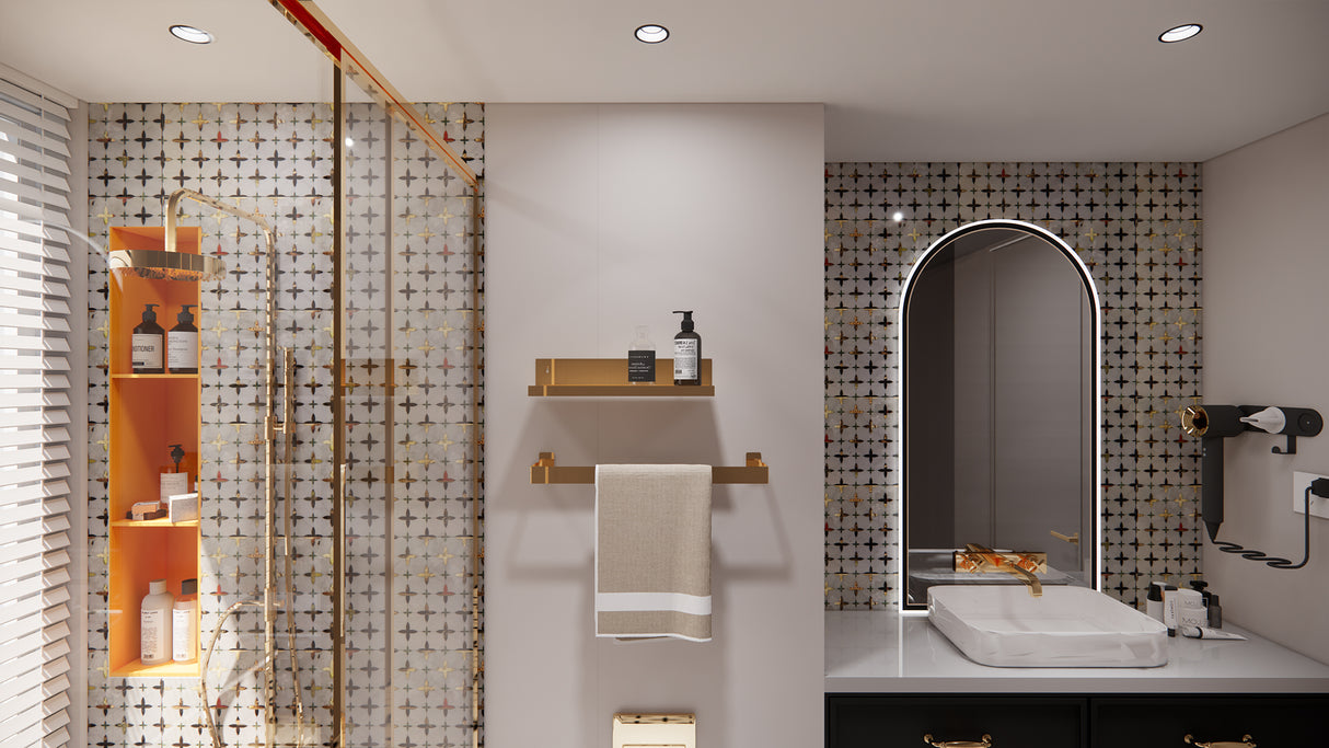 5022 GREEN & GOLD HL - CHINA TILES -  (  -  - 600x300 mm - 24inchX12inch )