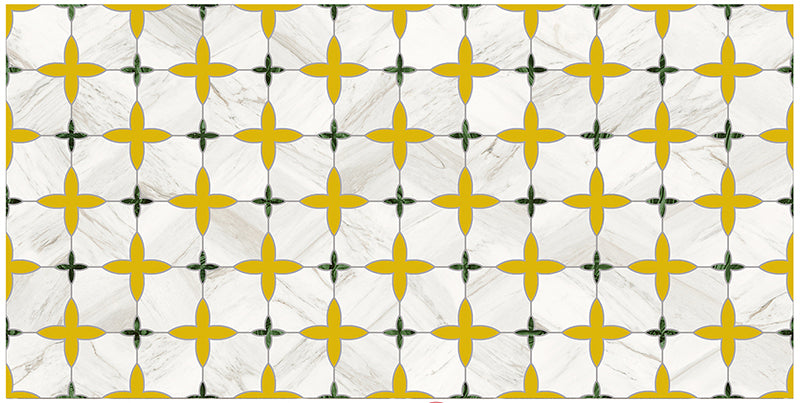 5022 GREEN & GOLD HL - CHINA TILES -  (  -  - 600x300 mm - 24inchX12inch )