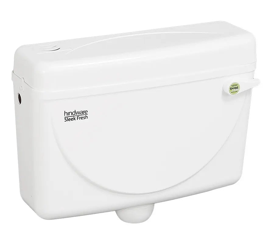 SLEEK FRESH PVC CISTERN - WH - HINDWARE -  ( WHITE -  - 0x0 mm - 0inchX0inch )