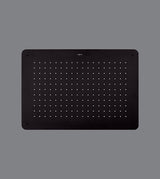 SS FALSE CEILING RAIN SHWR W/INST. KIT - AQUANT -  ( MATT BLACK -  - 480x330 mm  - 19.2inchX13.2inch )
