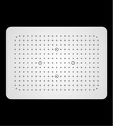 SS FALSE CEILING SHWR 2 FUN. W/INST. KIT - AQUANT - ( CHROME - - 480x330 mm - 19.2inchX13.2inch )