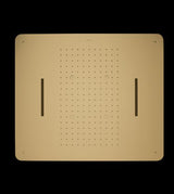 SS 3 FUNC. CEILING RAIN SHWR W/INST. KIT - AQUANT -  ( BRUSHED GOLD -  - 580x480 mm - 23inchX19inch )