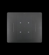 SS 3 FUNC CONC. CEILING RAIN SHWR W/INST. KIT FOR FALSE CEILING - AQUANT -  ( GRAPHITE GREY -  - 580x480 mm - 23.2inchX19.2inch )