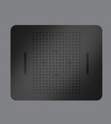 SS 3 FUNC. CEILING RAIN SHWR W/INST. KIT - AQUANT -  ( MATT BLACK -  - 580x480 mm - 23.2inchX19.2inch )