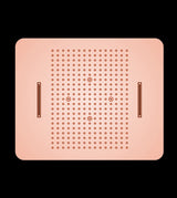 SS 3 FUNC CONC. CEILING RAIN SHWR W/INST. KIT FOR FALSE CEILING - AQUANT -  ( ROSE GOLD -  - 580x480 mm - 23.2inchX19.2inch )