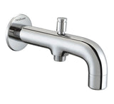 BATH TUB SPOUT WITH TIP-TON - HINDWARE FAUCETS -  ( POLISHED CHROME - FLORA-NEO CLASSIC - 0x15 mm - 0inchX0.5inch )