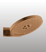 3 FUN WALL MOUNTED SHOWER FLOWS: RAIN , MIST & WATERFALL - AQUANT -  ( BRUSHED ROSE GOLD - SS HYDRO WAVE - 370x0 mm - 14.8inchX0inch )