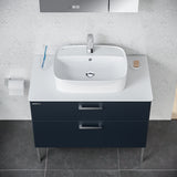 VESSEL COUNTER TOP WASH BASIN W/TAP HOLE - AMERICAN STANDARD -  ( WHITE - SIGNATURE - 550x450 mm - 22inchX18inch )