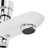 BATH TUB SPOUT WITH TIP-TON - HINDWARE FAUCETS -  ( POLISHED CHROME - FLUID-URBAN - 0x15 mm - 0inchX0.6inch )
