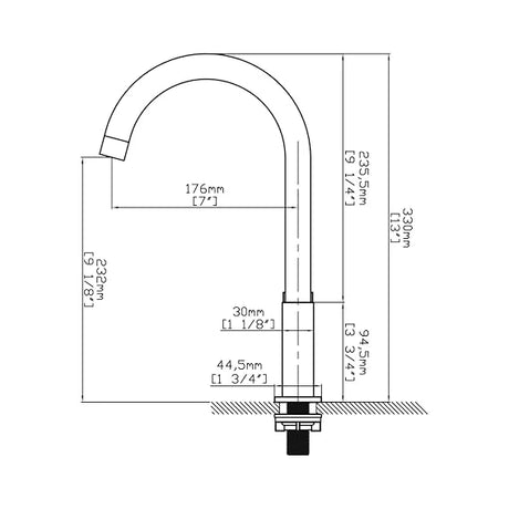 KITCHEN FAUCET COLD TAP - CARYSIL -  ( CHROME - ACCESSORIES - 0x15 mm - 0inchX0.5inch )