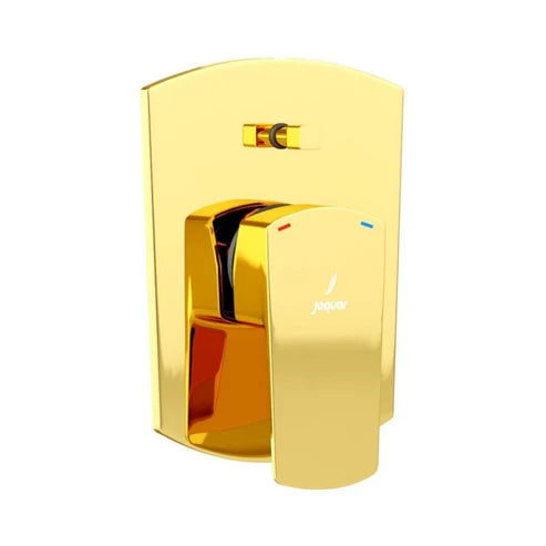 SINGLE LEVER EXPOSED PARTS DIVERTER KIT WITH SLEEVE BUTTON ON TOP (COMPATIBLE WITH ALD-065M)- JAQUAR FAUCETS - ( GOLD BRIGHT PVD - KUBIX PRIME - 0x15 mm - 0inchX0.5inch )