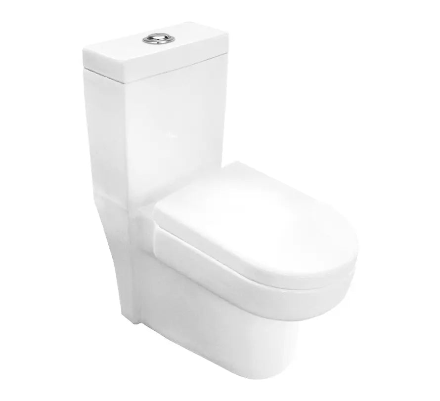 E.W.C VENICE ONE-PIECE S-TRAP 300MM - HINDWARE -  ( STAR WHITE - ITALIAN - 0x0 mm - 0inchX0inch )
