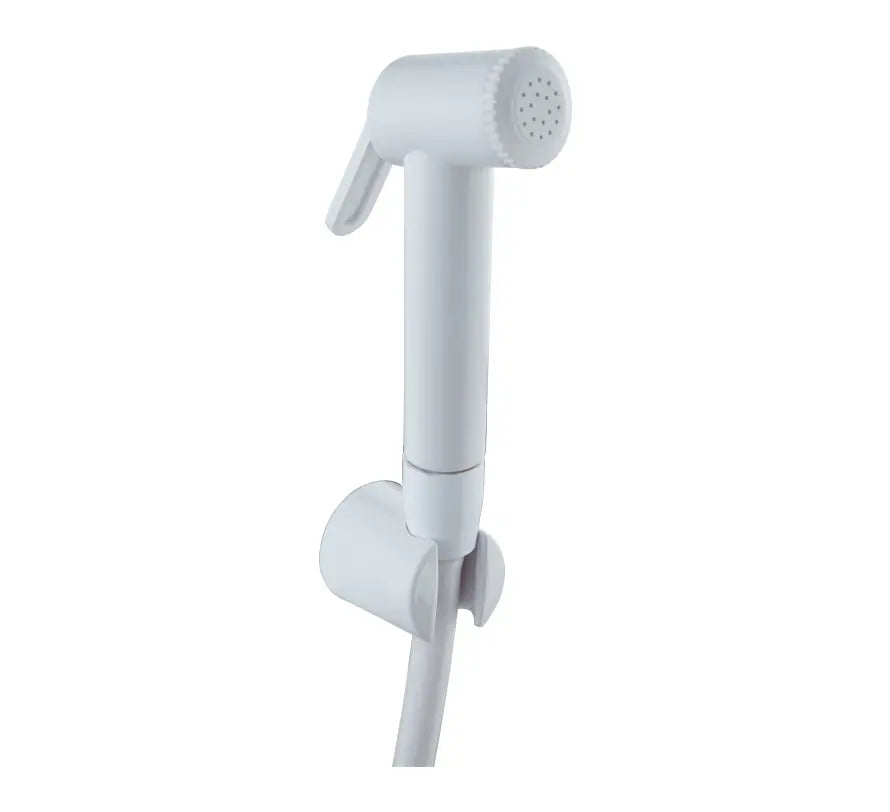 HF ABS WITH 1M PVC TUBE & WALL HOOK - HINDWARE FAUCETS -  ( STAR WHITE -  - 545x345 mm - 21.8inchX13.8inch )