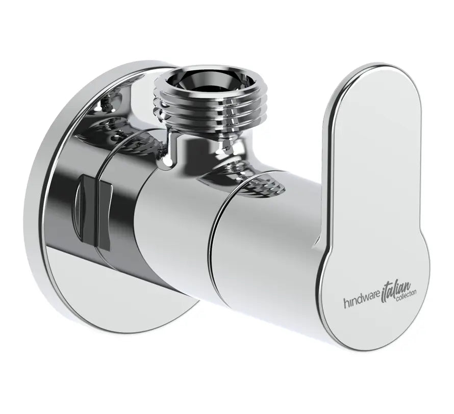 ANGULAR STOP COCK WITH WALL FLANGE - HINDWARE FAUCETS -  ( CHROME -  - 0x15 mm - 0inchX0.5inch )