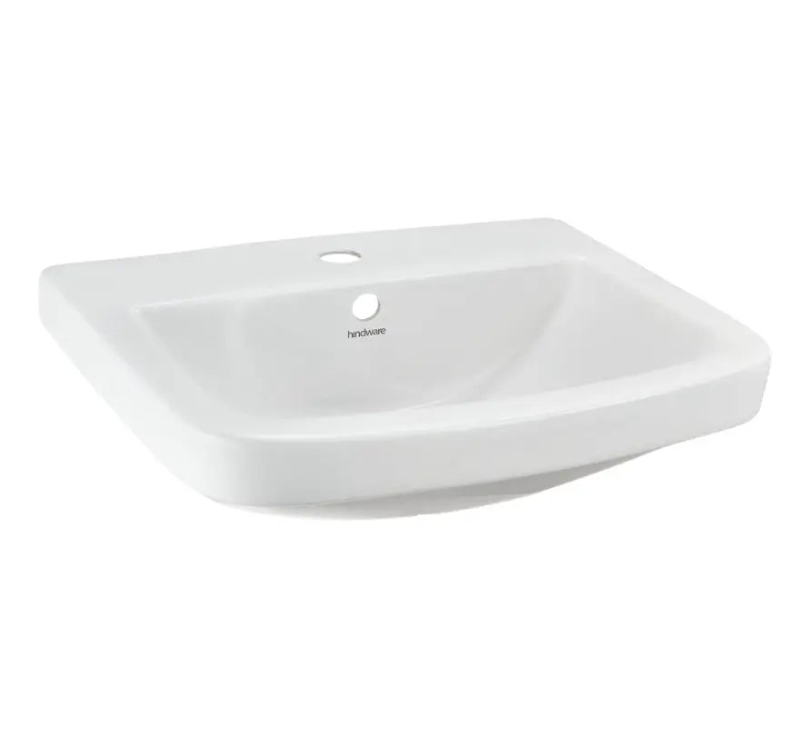 WASH BASIN PURE - HINDWARE -  ( STAR WHITE - PURE - 480x360 mm - 19.2inchX14.4inch )