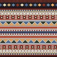 ETHNIC TERRA BORDER MATT  - SIMPOLO-TILES- (  - TINY TILE MATT - 198x198 mm - 7.8inchX7.8inch )
