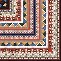 ETHNIC TERRA CORNER MATT - SIMPOLO-TILES- (  - TINY TILE MATT - 198x198 mm - 7.8inchX7.8inch )
