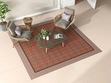 ETHNIC TERRA BORDER MATT  - SIMPOLO-TILES- (  - TINY TILE MATT - 198x198 mm - 7.8inchX7.8inch )
